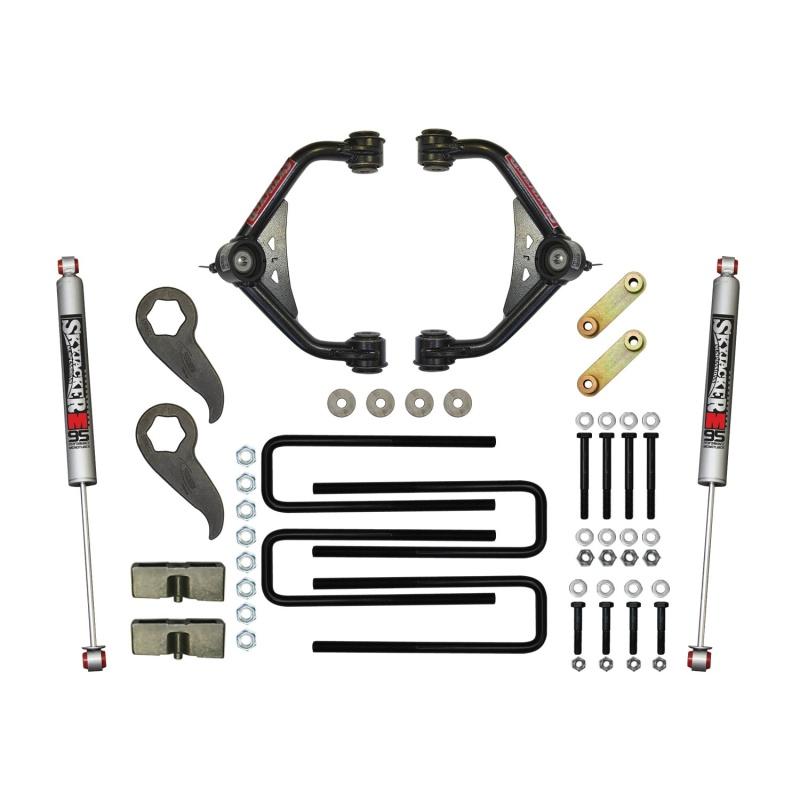 Skyjacker 2011-2019 GM 2500HD/3500HD 2WD/4WD 3-3.5in UCA Lift Kit w/Rear Monotube M9500 Shocks C11350PM Main Image