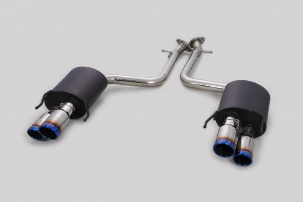 TOM'S Racing Stainless Exhaust System (TOM'S Barrel/Titanium Tips) - 2016+ Lexus GSF