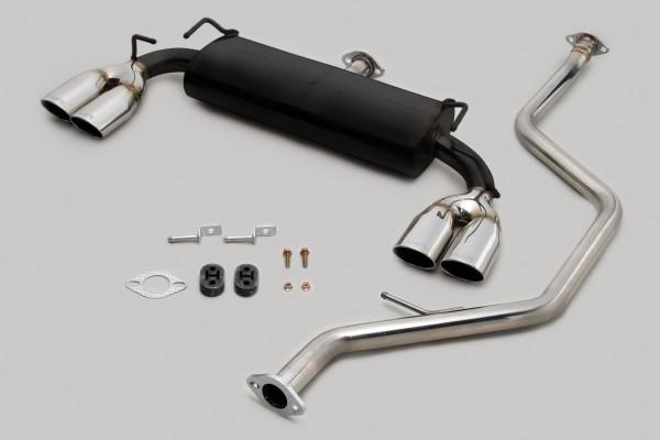 TOM'S Racing Stainless Exhaust System - 2011-2013 Lexus CT200h (Quad Tips)