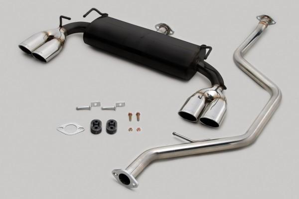 Apexi TOM'S Racing- Stainless Exhaust System for 2011-2013 Lexus CT200h (Quad Tips)