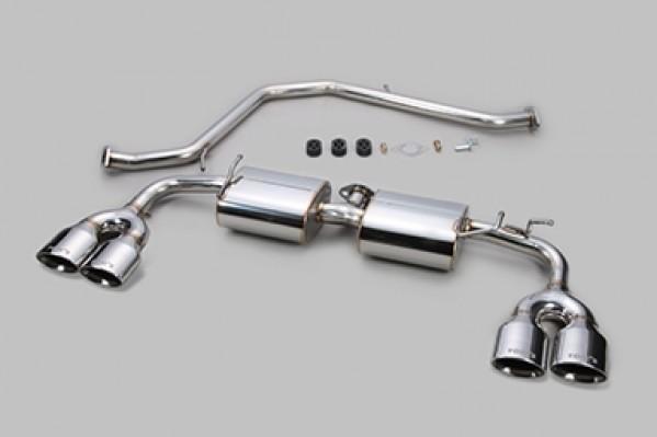 TOM'S Racing Stainless Exhaust System - 2019+ Lexus UX200/ UX250h [2WD Only] (Stainless Steel Polished- Quad Tips)