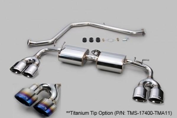 TOM'S Racing Stainless Exhaust System - 2019+ Lexus UX200/ UX250h [2WD Only] (Titanium- Quad Tips)