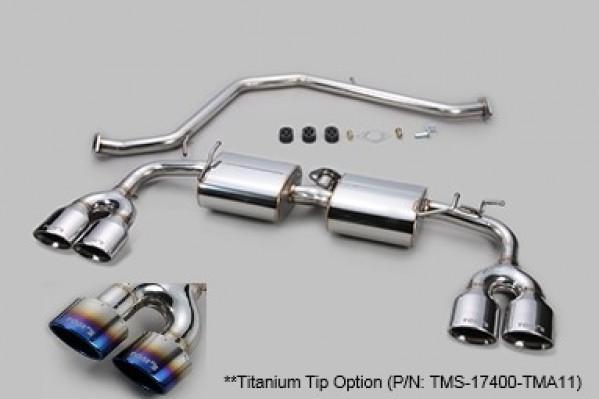 Apexi TOM'S Racing- Stainless Exhaust System for 2019+ Lexus UX250h/ UX200 [2WD Only] (Titanium- Quad Tips)