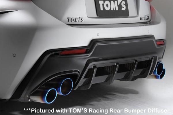 TOM'S Racing Stainless Exhaust System (TOM'S Barrel/Titanium Tips) - 2015+ Lexus RCF