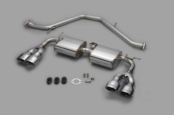 Apexi TOM'S Racing- Stainless Exhaust System for 2019+ Toyota Corolla (Quad Tips)