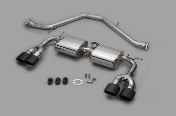 TOM'S Racing Stainless Exhaust System - 2019-2022 Toyota Corolla (Quad Tips) *Discontinued