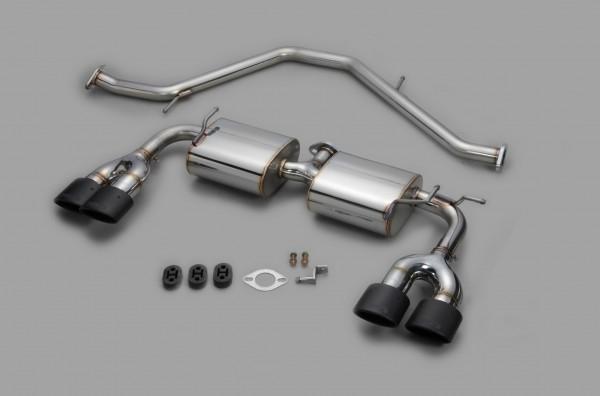 Apexi TOM'S Racing- Stainless Exhaust System for 2019+ Toyota Corolla (Quad Tips)