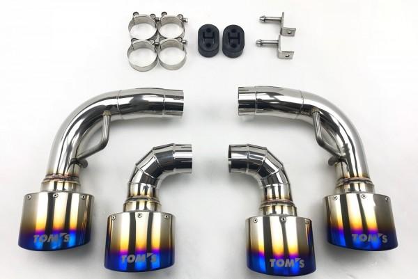 Apexi TOM'S Racing- Stainless Steel Muffler (Titanium Tips) for 2018+ Lexus LC500