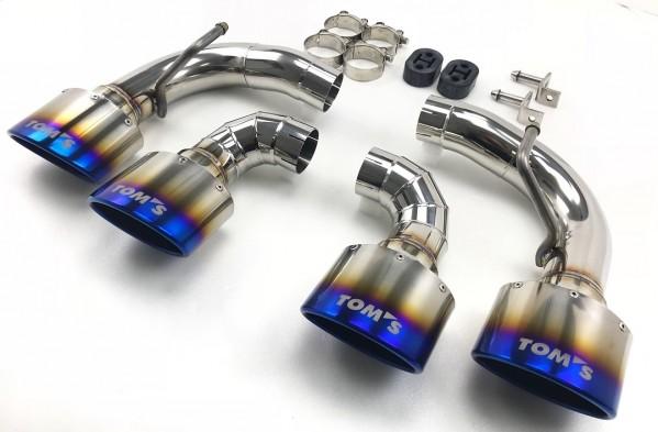 Apexi TOM'S Racing- Stainless Steel Muffler (Titanium Tips) for 2018+ Lexus LC500