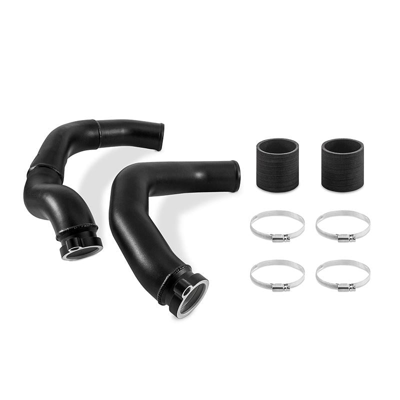 Mishimoto 2015+ BMW F8X M3/M4 Charge Pipe Kit - Wrinkle Black MMICP-F80-15 Main Image