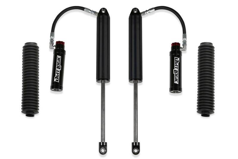 Fabtech 10-14 Ford F150 Raptor 4WD 0-2in Rear Dirt Logic 3.0 Reservoir Smooth Body Shocks - Pair FTS22288 Main Image