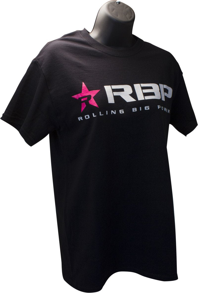 RBP Short Sleeve Womens Tee - Black w/Pink Star - Small RBP-WTPSB-S Main Image