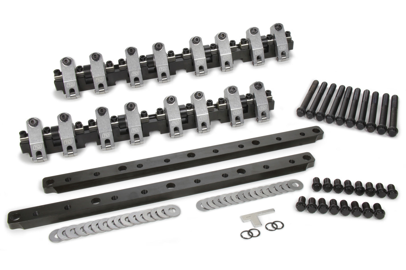 T and D Machine BBF Shaft Rocker Arm Kit w/Edelbrock FE 427 Heads TDM7030-175/175