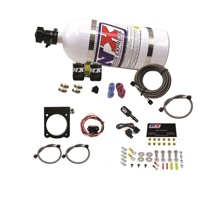 Nitrous Express Dodge 3.6L V6 Nitrous Plate Kit (50-200HP) w/10lb Bottle 20971-10 Main Image