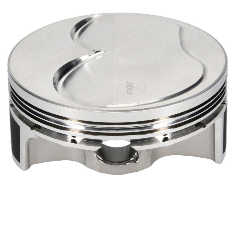 JE Pistons GM LS 4.080in Bore .015 LS3 Oversize 7.1cc Asymmetrical FSR Dome Pistons - Set of 8 324016