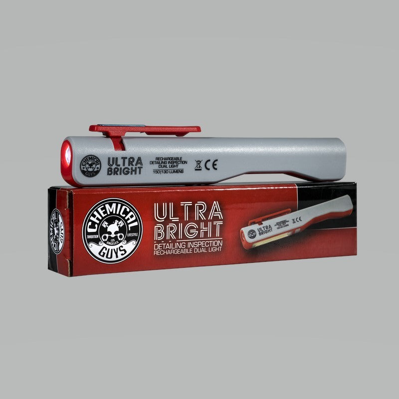 Chemical Guys Ultra Bright Rechargeable Detailing Inspection Dual Light (P12) EQP401