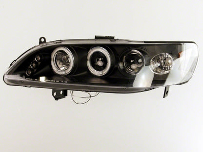 Head Lights for Honda Accord 98-02 Black Lamps