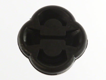 2 Hole Exhaust Hanger Bushing Muffler Insulator Black