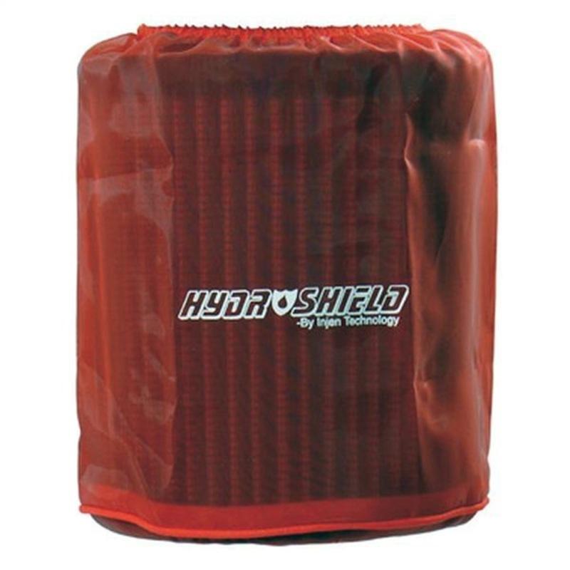 Injen Red Water Repellant Pre-Filter fits X-1021 6in Base / 6-7/8in Tall / 5-1/2in Top 1037RED Main Image