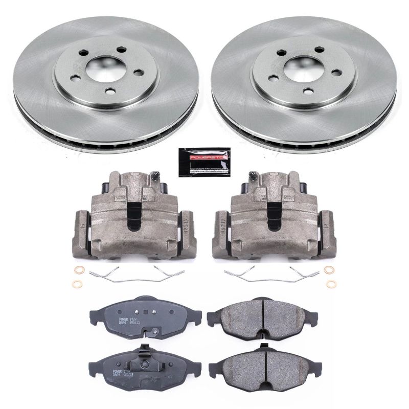 PowerStop PSB Autospecialty Kit w/Cals Brakes, Rotors & Pads Brake Kits - OE main image