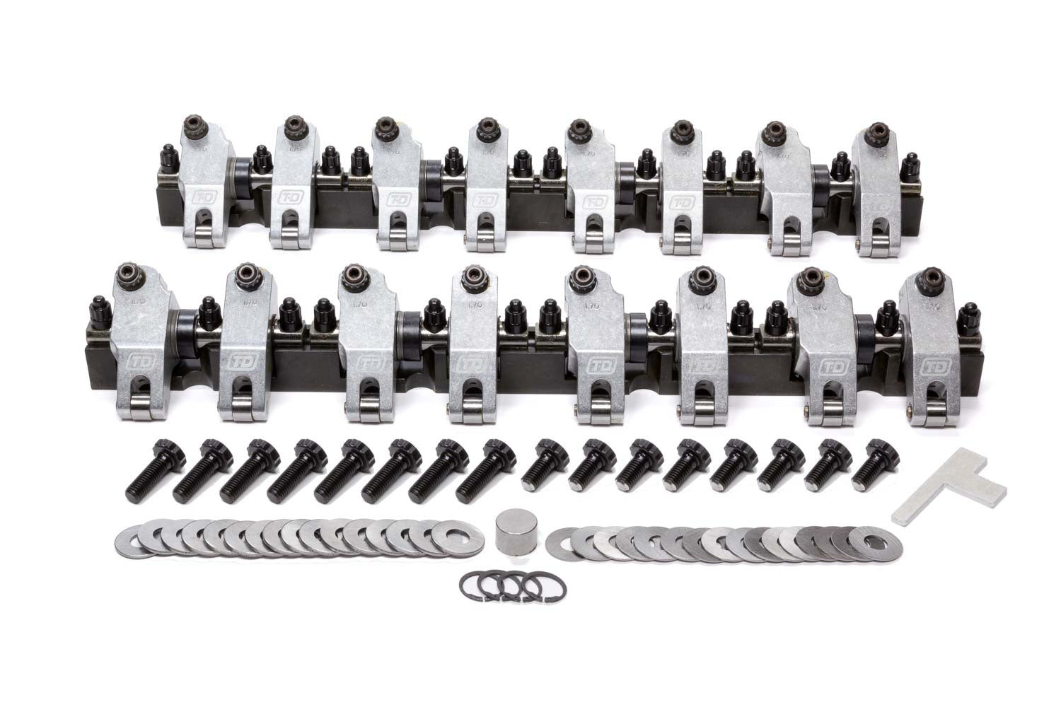 T and D Machine LS7 Shaft Rocker Arm Kit 1.80/1.80 Ratio TDM2008-180/180