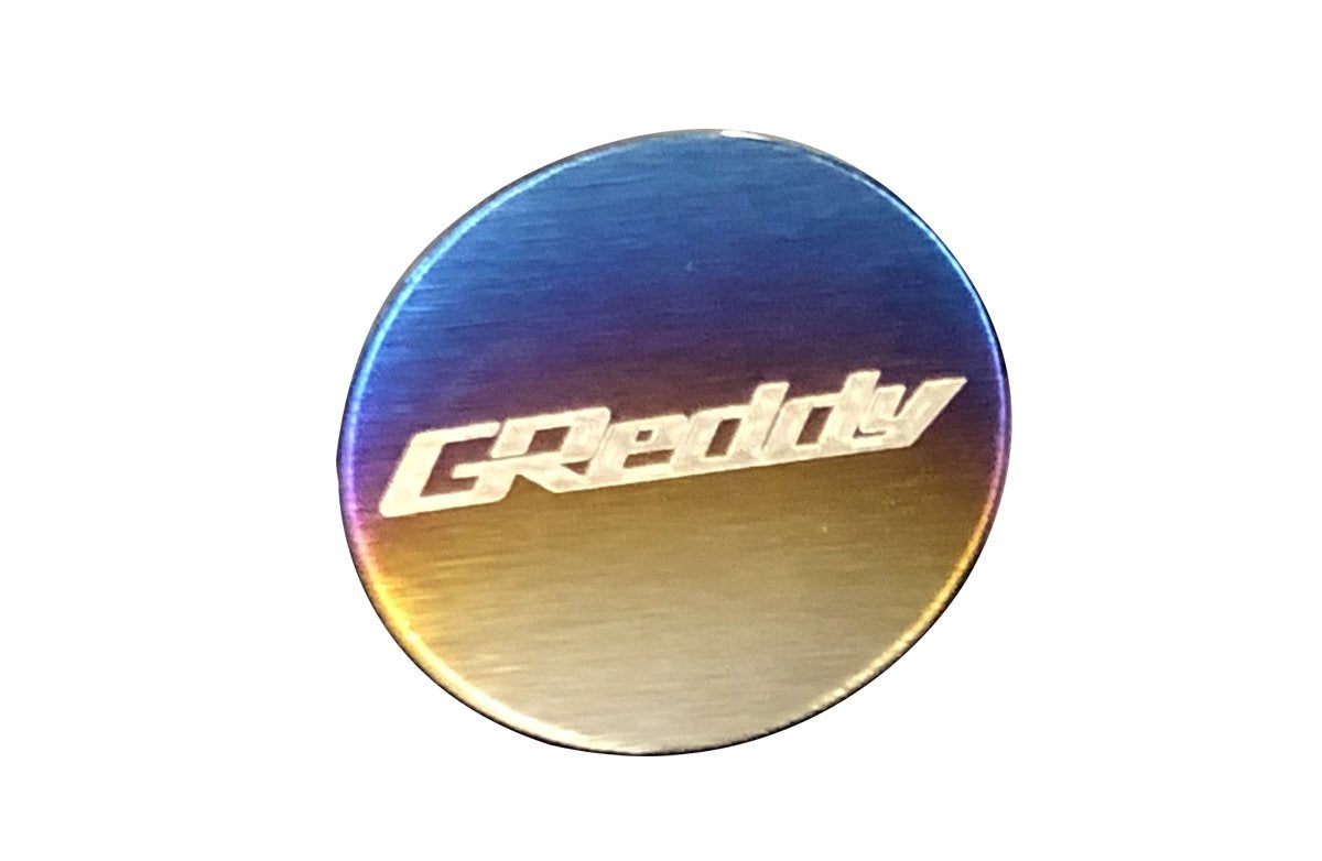 GReddy Titanium GReddy Disk Emblem - for Type-A Shift Knob - Back in stock!