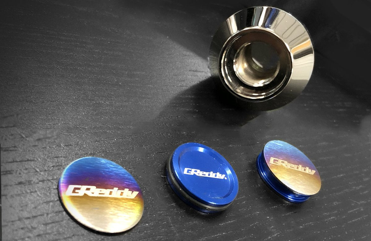 GReddy Titanium GReddy Disk Emblem - for Type-A Shift Knob - Back in stock!