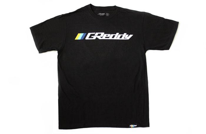 GReddy OG Logo Tee (with 3 stripes) - Black    Back in Stock!