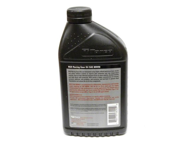 Torco RGO Racing Gear Oil 80w90 1-Liter Bottle