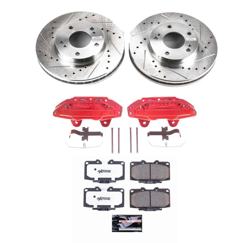 PowerStop PSB Z26 Street Kit w/Cals Brakes, Rotors & Pads Brake Kits - Performance D&S main image