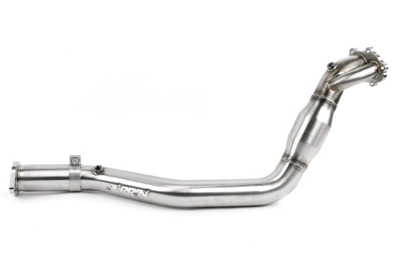 Perrin 02-14 Subaru WRX / 04-21 STI (EJ) 304SS 3in. Down Pipe w/Cat (Slip Fit Rear/Divorced WG) PSP-EXT-210 *Discontinued