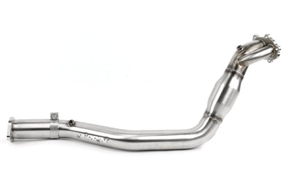 Perrin 02-14 Subaru WRX / 04-21 STI (EJ) 304SS 3in. Down Pipe w/Cat (Slip Fit Rear/Divorced WG) PSP-EXT-210 *Discontinued