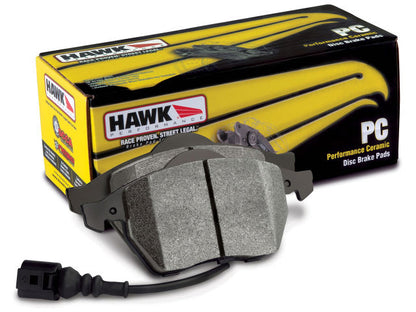 Hawk Ceramic Brake Pads Front BMW 525I Base 1989-1995