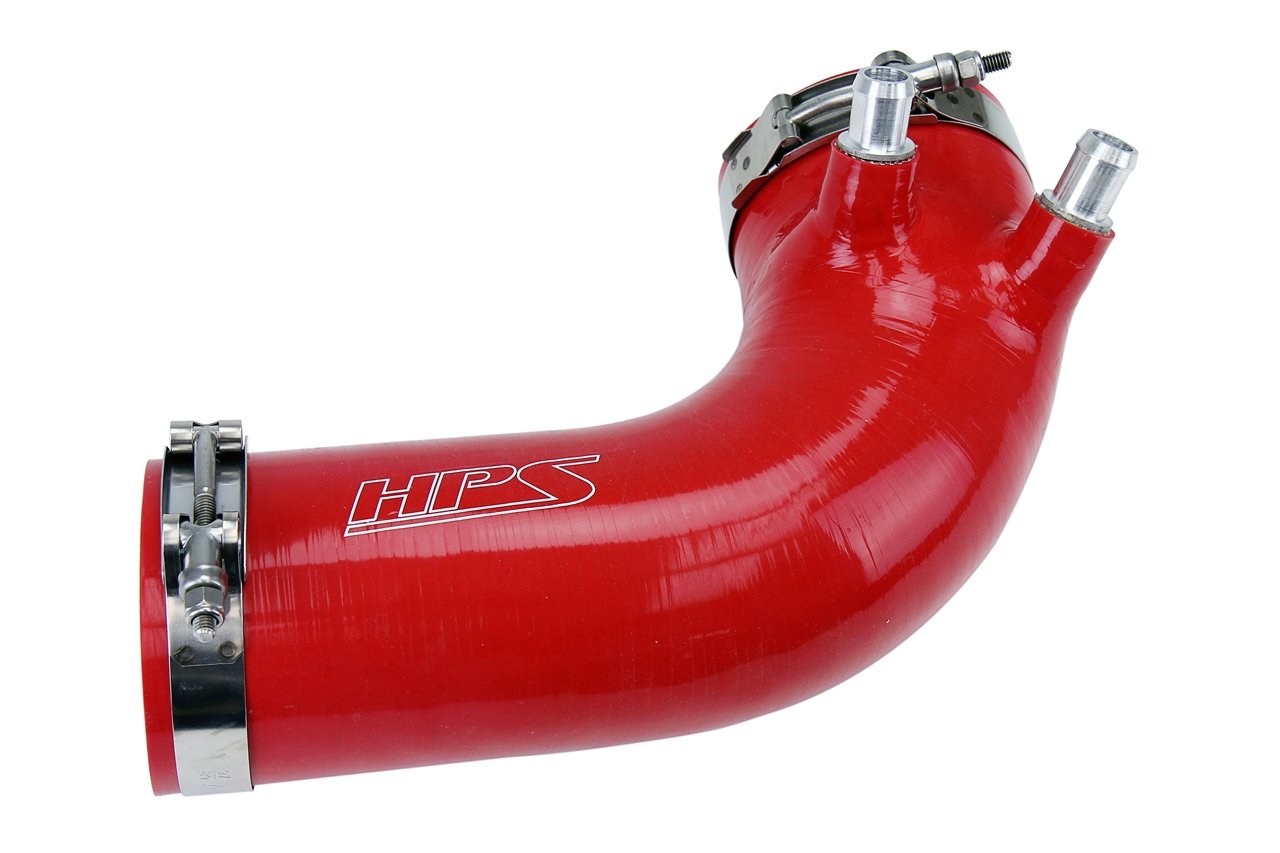 HPS Red Reinforced Silicone Post MAF Air Intake Hose Kit Lexus 08-12 ISF V8 5.0L