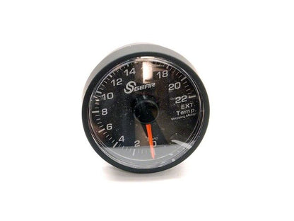 SGear Crenate I SG35016 52mm Fahrenheit EGT Gauge WHITE LED