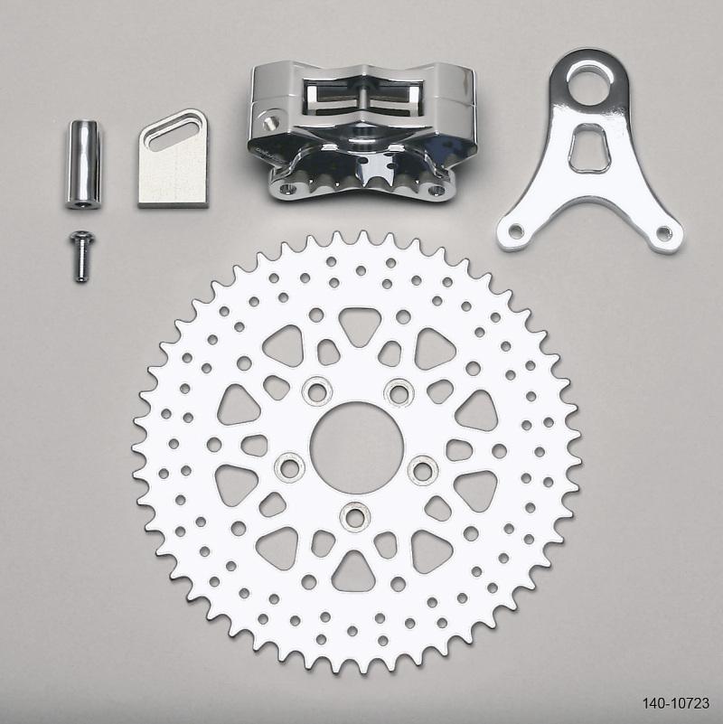 Wilwood Brake Kit GP310 L/H Sprocket Rear Chrome 51 Tooth 140-10723 Main Image