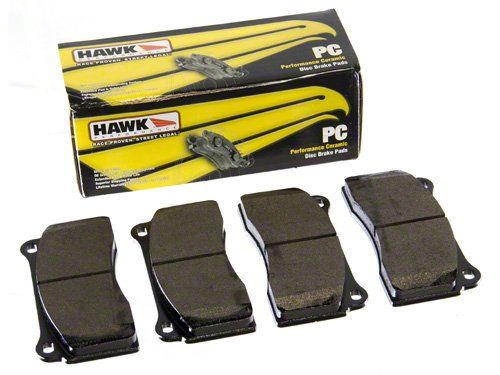 Hawk Ceramic Brake Pads Front Volvo 142 GL 1974-1974