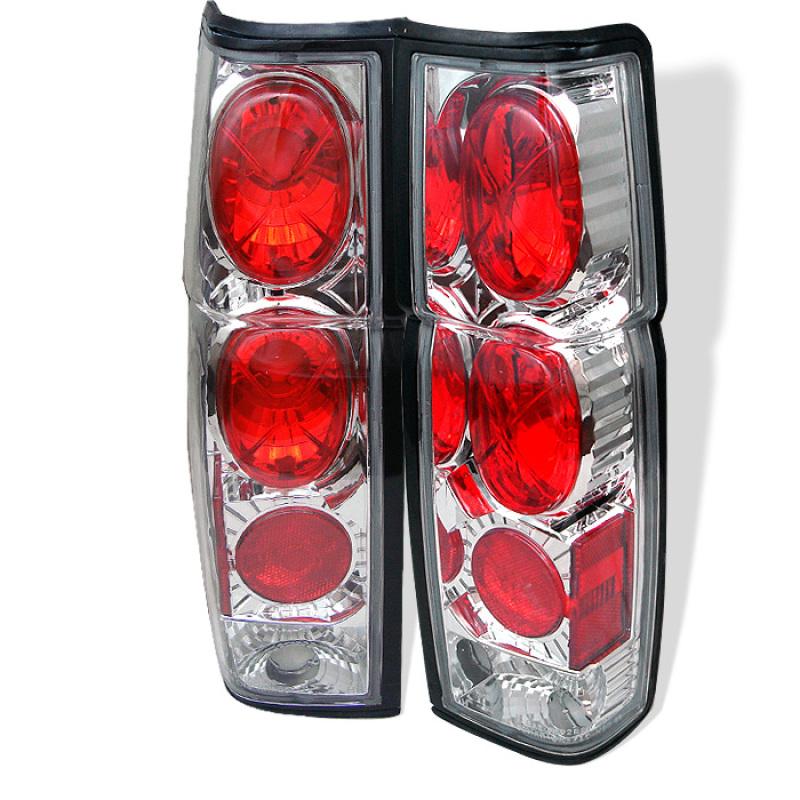 Spyder Nissan Hardbody 86-97 Euro Style Tail Lights Chrome ALT-YD-NH86-C 5006882 Main Image