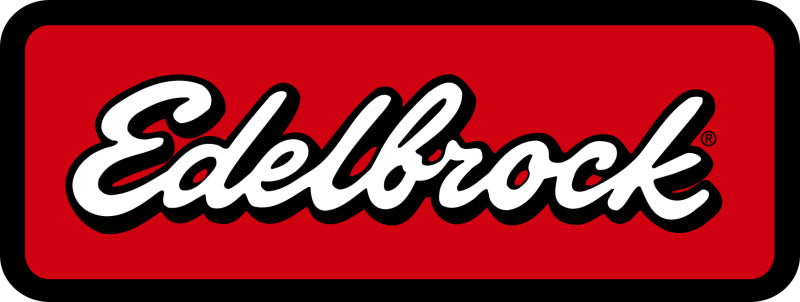 Edelbrock Fender Cover, EDEBROCK Racing, Black