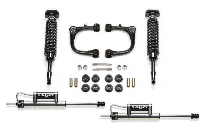 Fabtech 05-14 Toyota Tacoma 2WD/4WD 3in UCA System w/DL 2.5 Coilovers & Rear DL Resi Shocks K7032DL Main Image