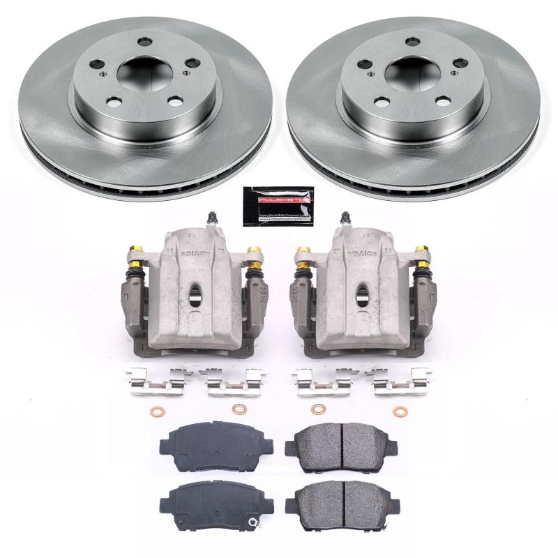 PowerStop PSB Autospecialty Kit w/Cals Brakes, Rotors & Pads Brake Kits - OE main image