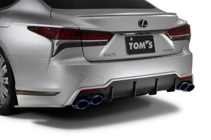TOM'S Racing Rear Bumper Diffuser for 2018+ Lexus LS500 (FRP-Unpainted)