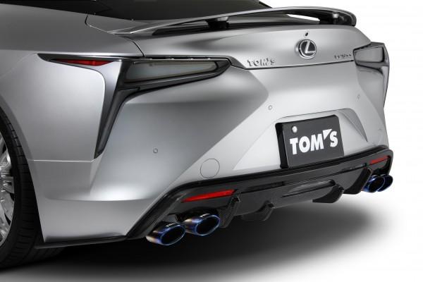 Apexi TOM'S Racing- Carbon Rear Bumper Diffuser for 2018+ Lexus LC500