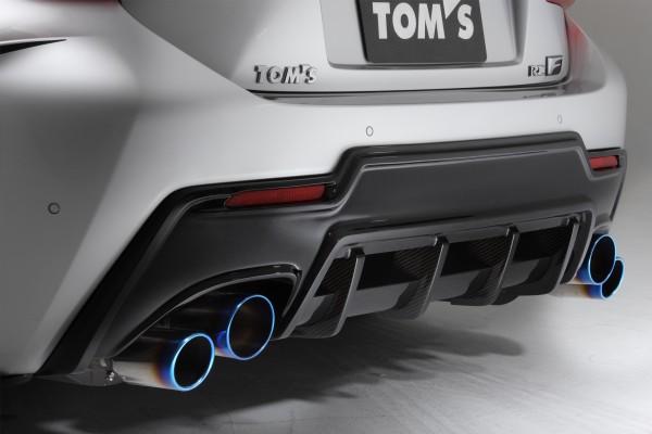 TOM'S Racing Carbon Rear Bumper Diffuser for 2015-2019 Lexus RCF