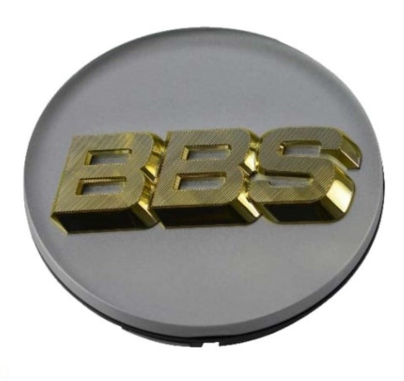 BBS Center Cap 70.6mm White/Gold (4-tab) (56.24.120) 56.24.173