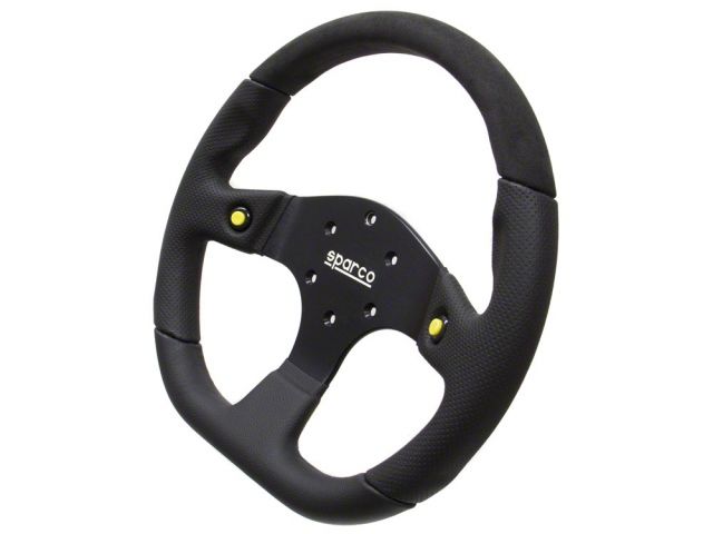 Sparco 015TMG22TUV Mugello Black Steering Wheel-