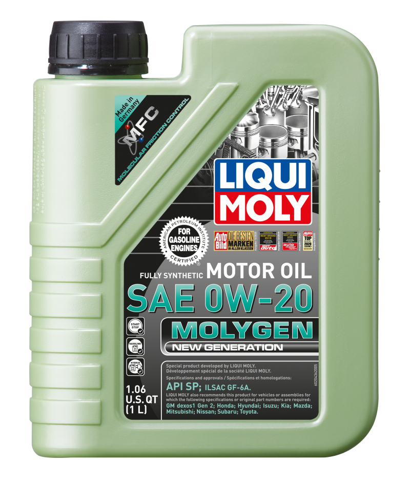 LIQUI MOLY LQM Motor Oil - Molygen NewGen Oils & Oil Filters Motor Oils main image