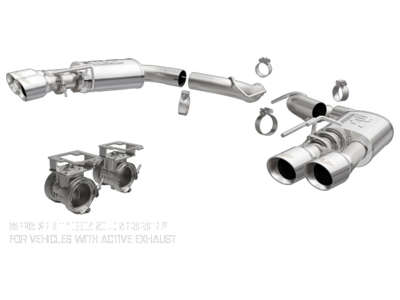 MagnaFlow Ford Mustang Competition Series Axle-Back Performance Exhaust System