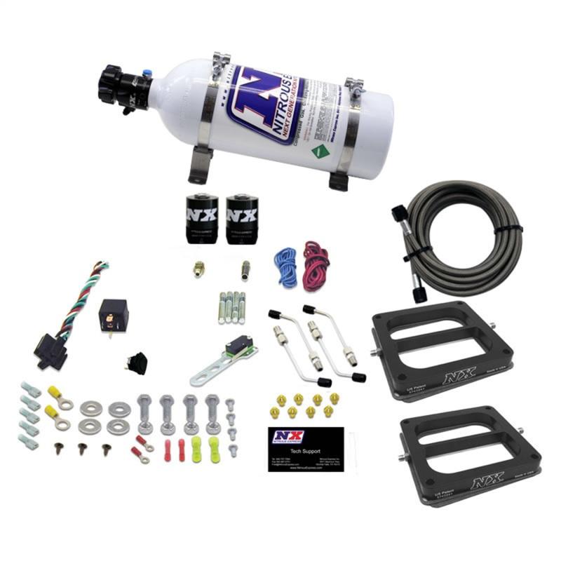 Nitrous Express Dual Dom/Gas Nitrous Kit (100-500HP) w/5lb Bottle 50270-05 Main Image