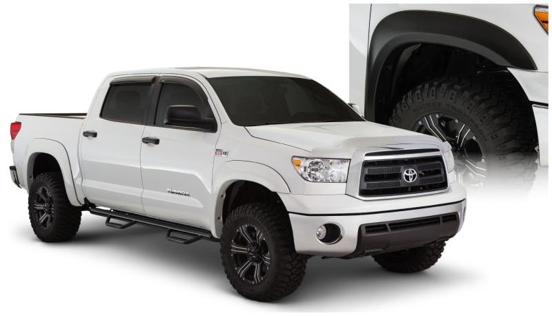 Bushwacker 07-13 Toyota Tundra Fleetside Extend-A-Fender Style Flares 4pc - Black 30916-02 Main Image